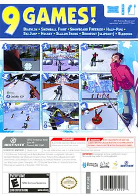 Winter Blast - 9 Snow & Ice Games box cover back